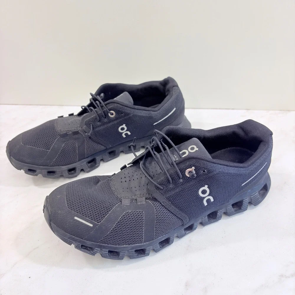 Athletic Gorpcore Running Shoes Cloud 5 Mesh On Cloud Women Black